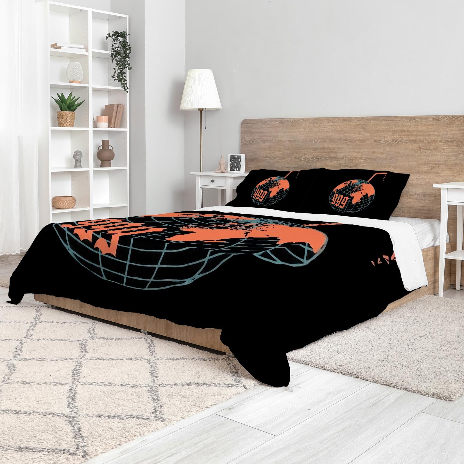 Allenjoy Full Size Music Prodigy Comforter Set Emotional Rapper Bed Bedding Sets Bedroom Decor with 2 Pillowcases SC00224-005