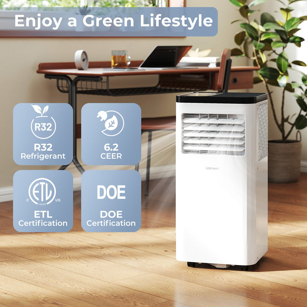10000 BTU Portable Air Conditioner 3 in 1 Floor AC Unit Fan and Dehumidifier for Room
