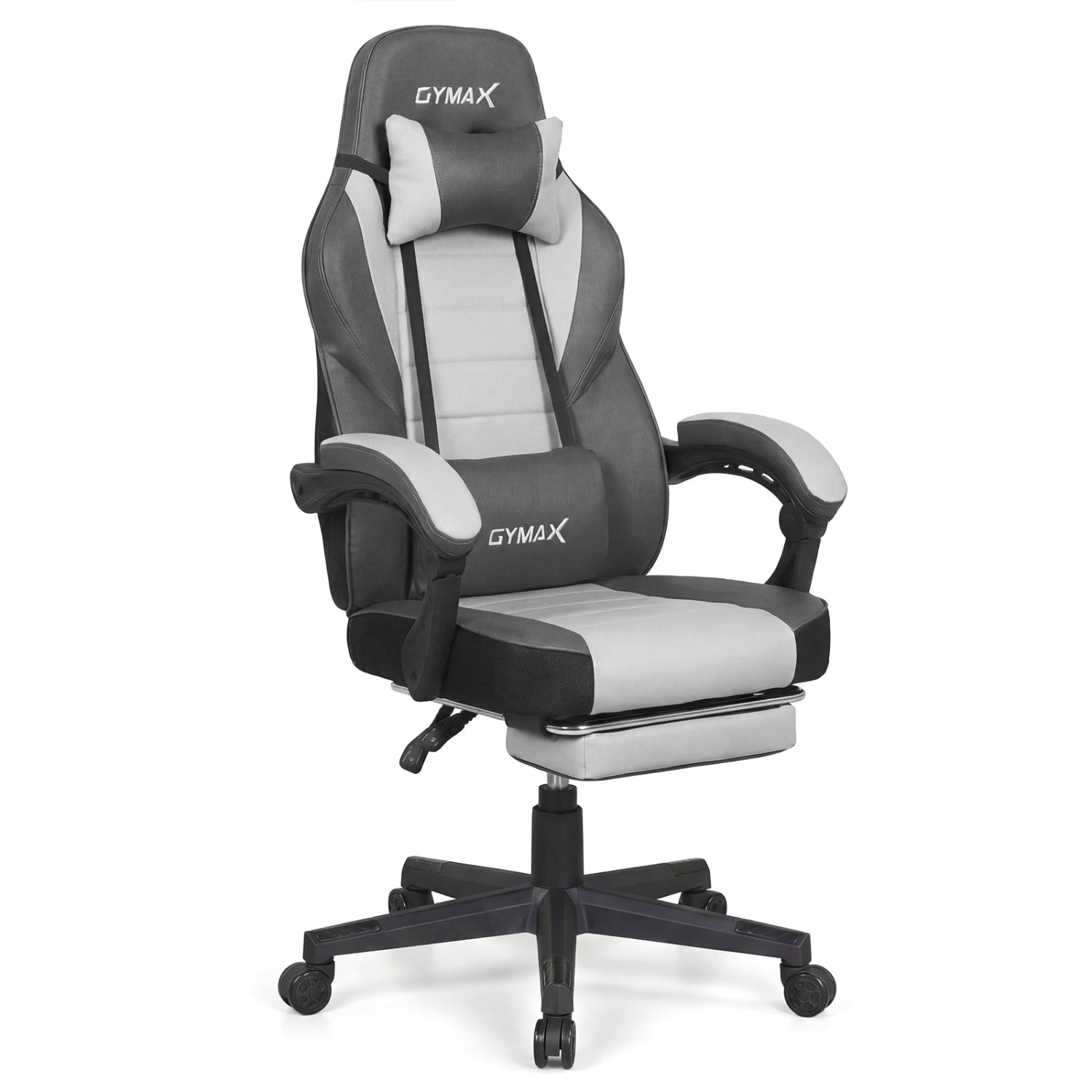 Ergonomic Video Game Chair with Headrest and Reclining Backrest