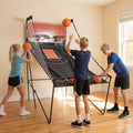 Foldable Basketball Arcade Game Kids Basketball Hoop Machine with 8 Exciting Playing Modes
