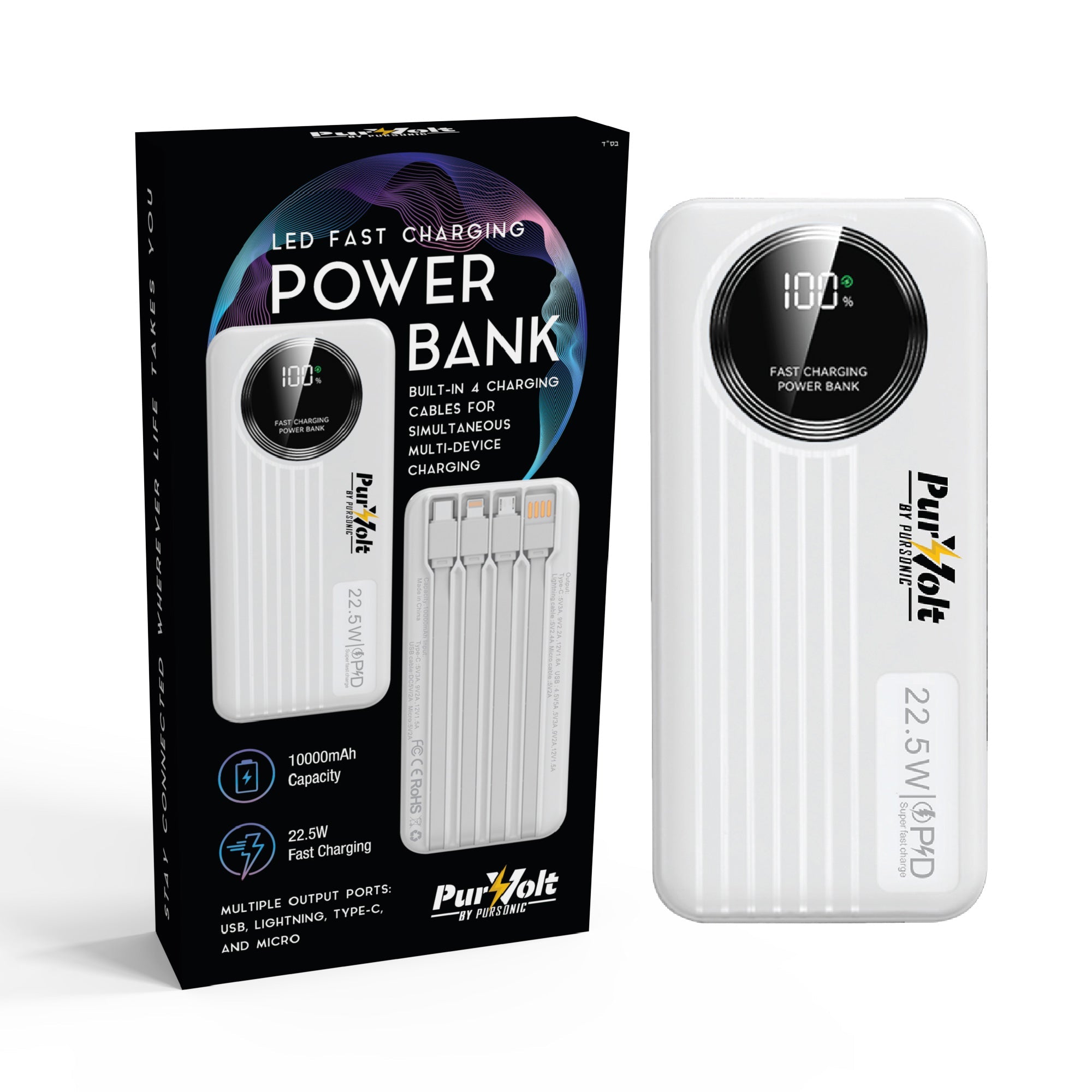 LED Fast Charging Power Bank & Extra Large Electric Heating Pad