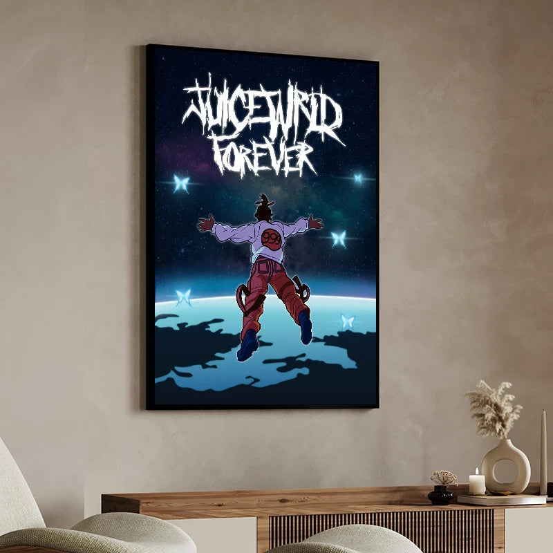 Pop Rap J_Juice W_WRLD Album Music Poster HD Canvas Painting Wall Art Prints for Living Room Bedroom Office Home Decoration Gift