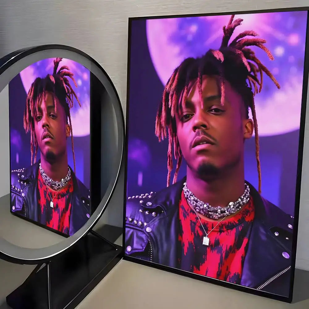 Music Album J-Juice W-WRLD Poster Art HD Canvas Advanced Aesthetic Printing Paper Wall Art for Living Room Home Decor