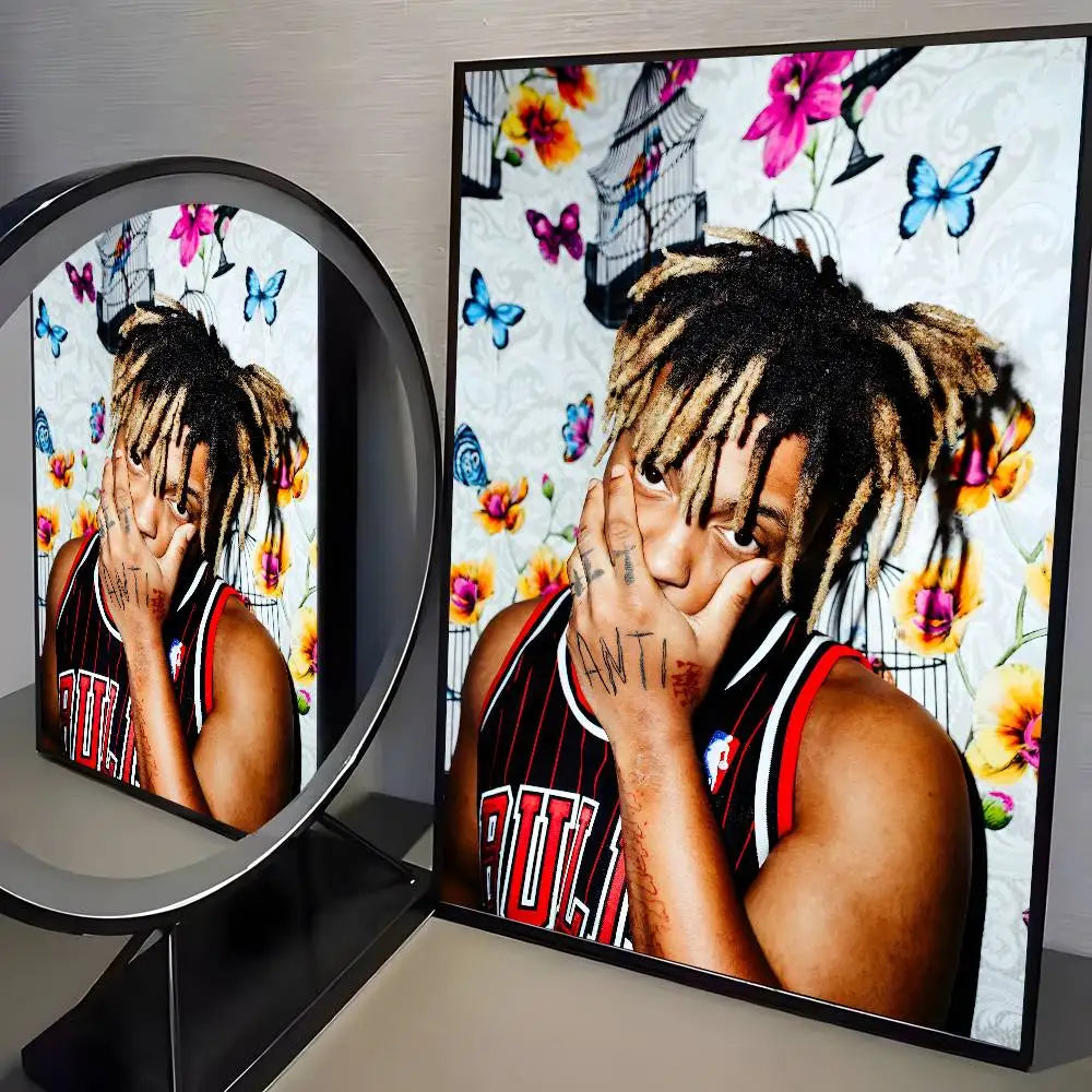 Music Album J-Juice W-WRLD Poster Art HD Canvas Advanced Aesthetic Printing Paper Wall Art for Living Room Home Decor