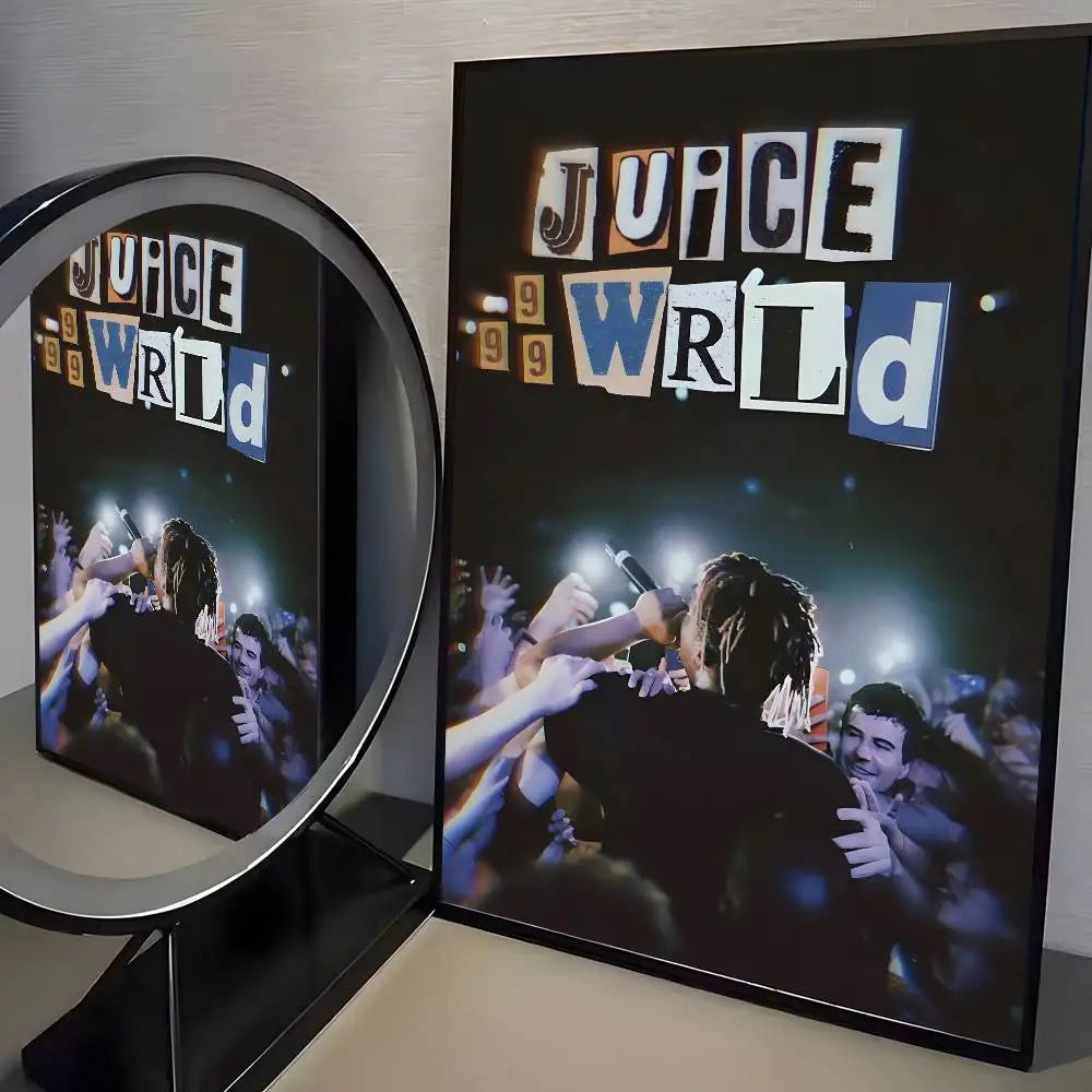 Music Album J-Juice W-WRLD Poster Art HD Canvas Advanced Aesthetic Printing Paper Wall Art for Living Room Home Decor