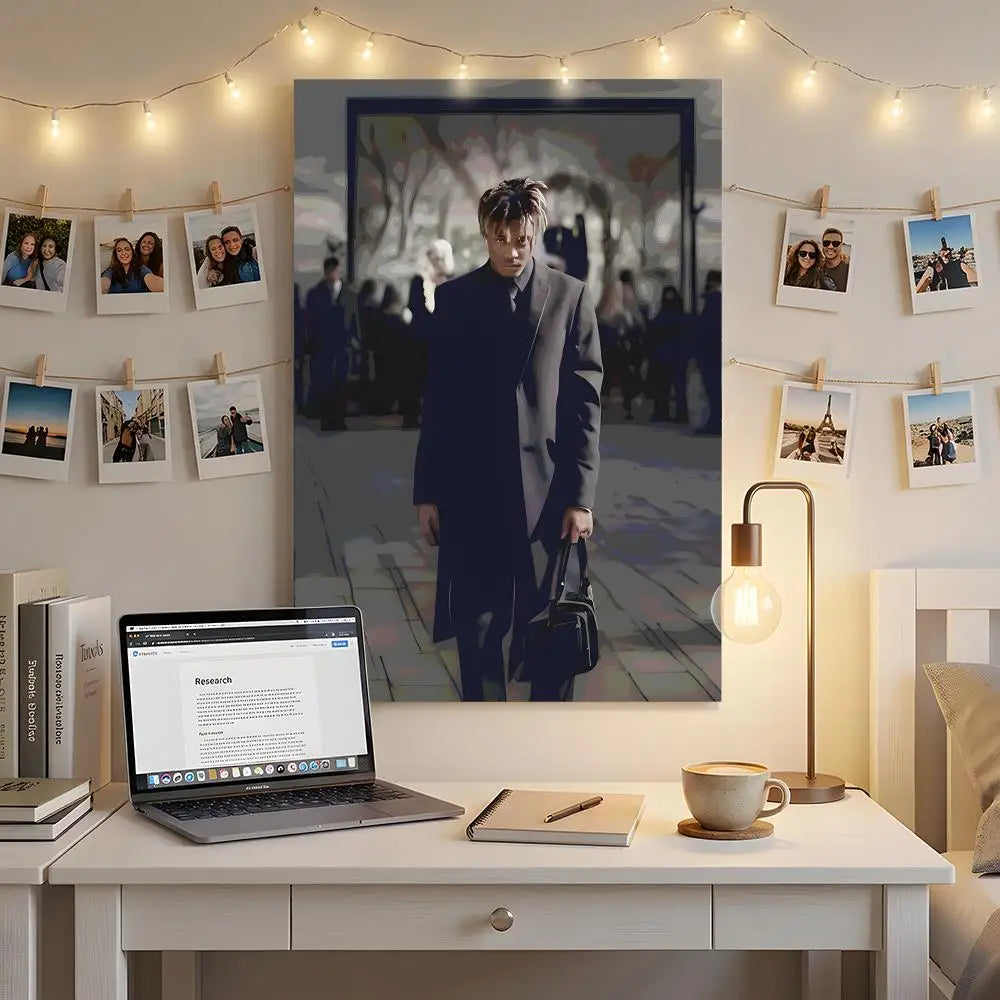 Rapper Music Album J-Juice Wrld Poster Premium HD Self-Adhesive Wall Decor – Peel & Stick, Residue-Free