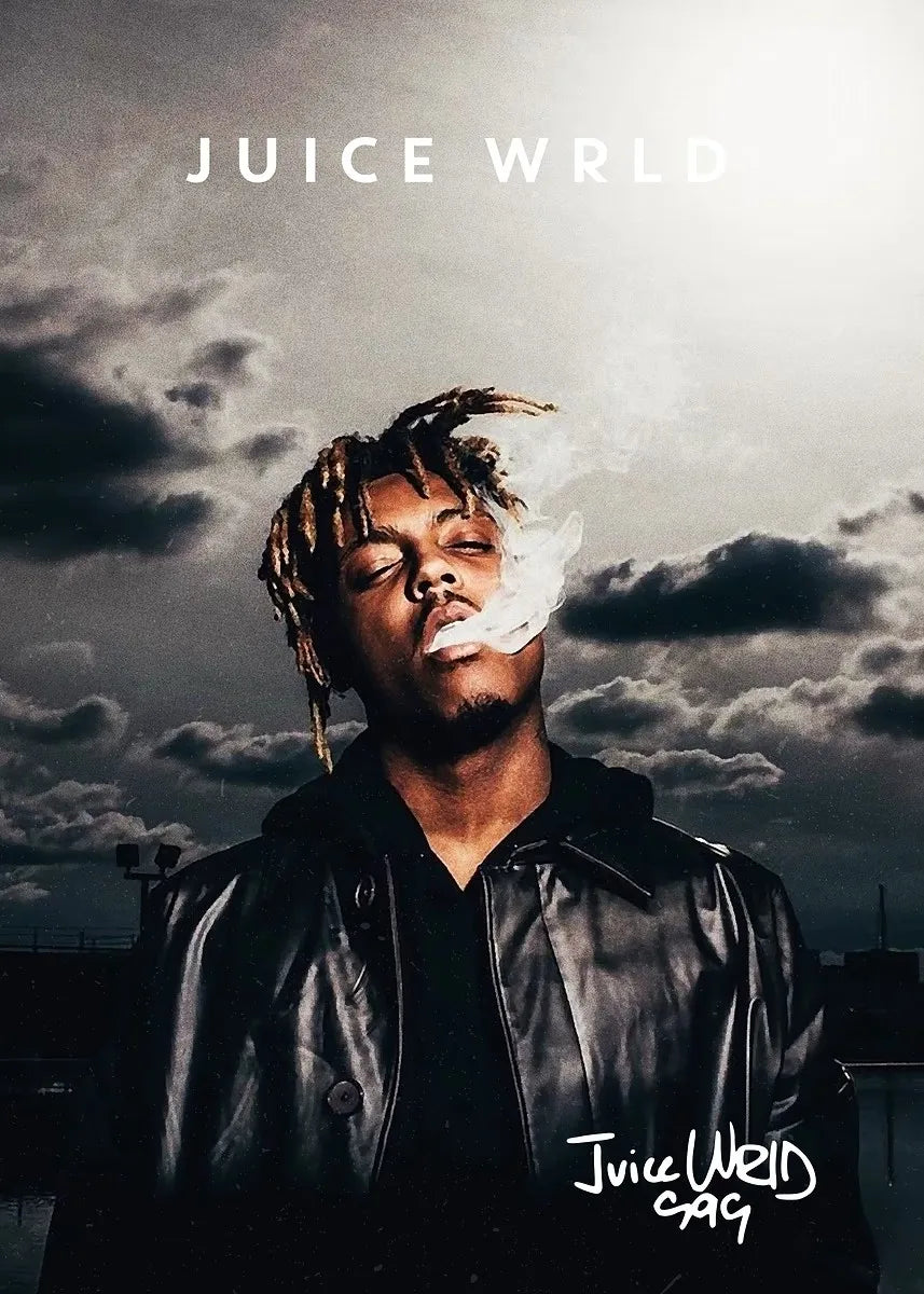 Pop Rap J_Juice W_WRLD Album Music Poster HD Canvas Painting Wall Art Prints for Living Room Bedroom Office Home Decoration Gift
