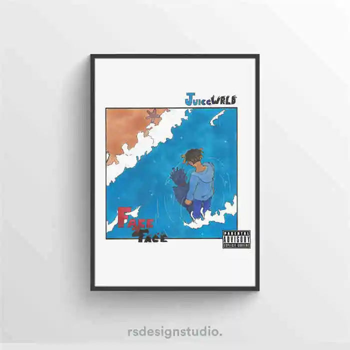 WRLD Juice Poster Pop Hip Hop Rap Singer Music Album Asthma Bar Cover Photo HD Art Canvas