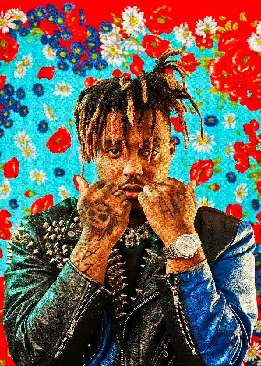 Pop Rap J_Juice W_WRLD Album Music Poster HD Canvas Painting Wall Art Prints for Living Room Bedroom Office Home Decoration Gift