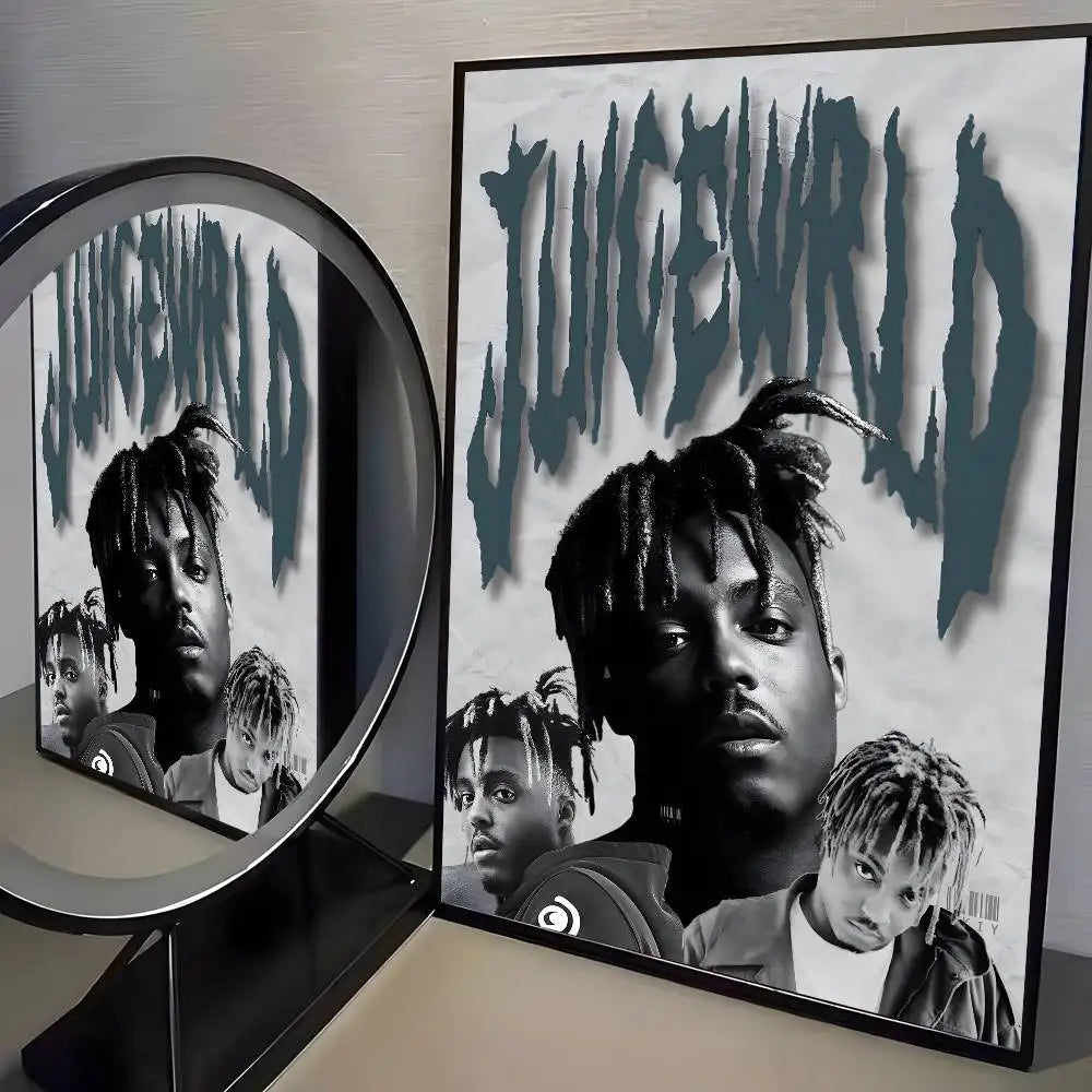 Music Album J-Juice W-WRLD Poster Art HD Canvas Advanced Aesthetic Printing Paper Wall Art for Living Room Home Decor