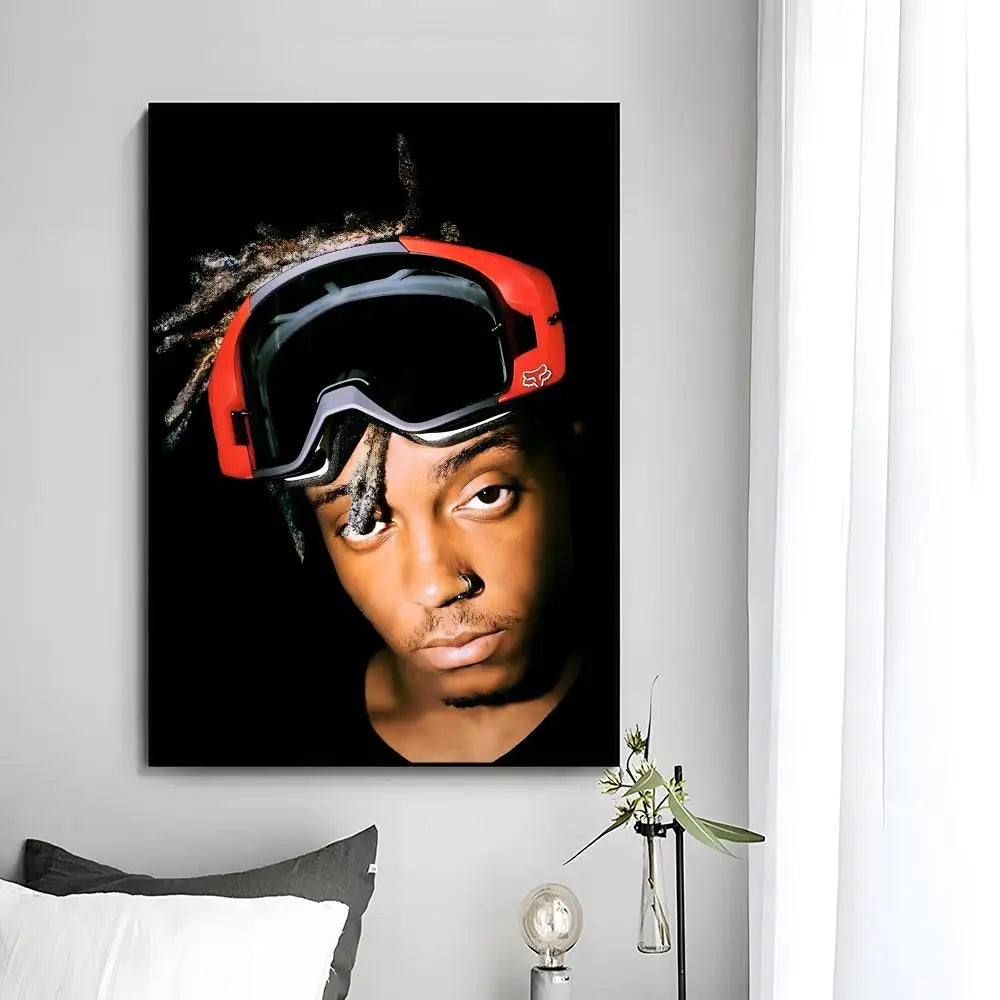 Juice WRLD Singer Rapper Poster HD art sticky wall waterproof home bedroom bar aesthetic decoration