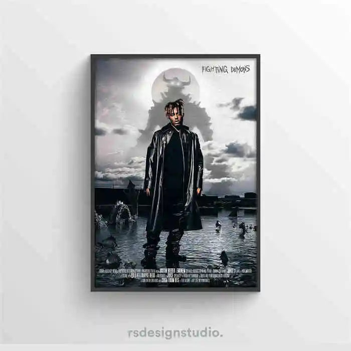 WRLD Juice Poster Pop Hip Hop Rap Singer Music Album Asthma Bar Cover Photo HD Art Canvas