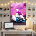 Rapper Music Album J-Juice Wrld Poster Premium HD Self-Adhesive Wall Decor – Peel & Stick, Residue-Free
