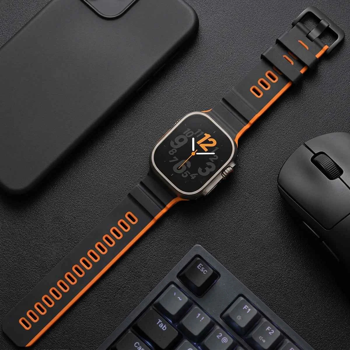 Versatile Two Tone Sport Strap for Apple Watch - Upgrade Your Style and Comfort
