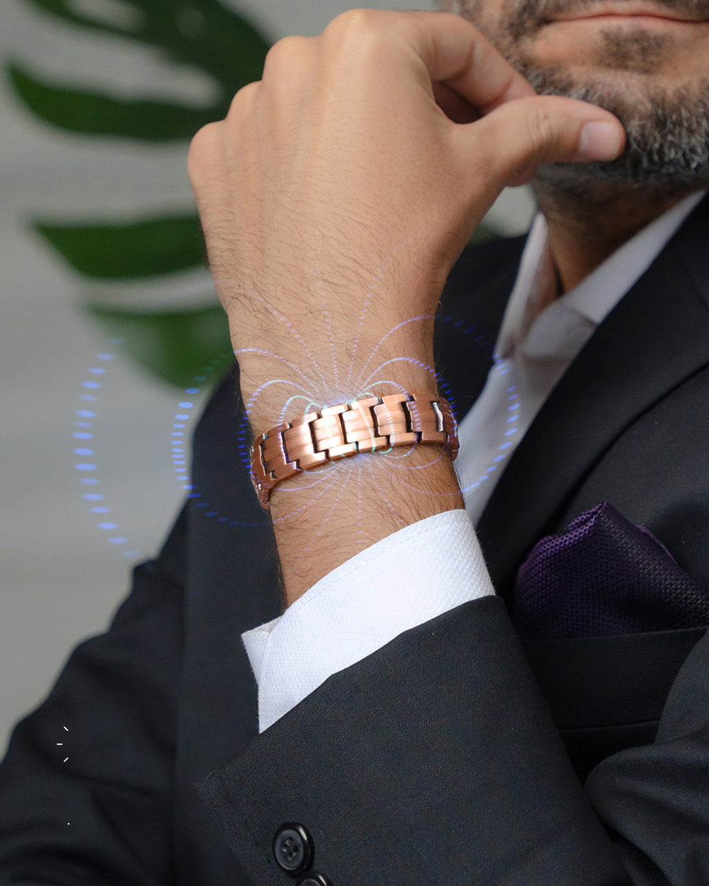 EllipseMAX Magnetic Copper Bracelet for Men