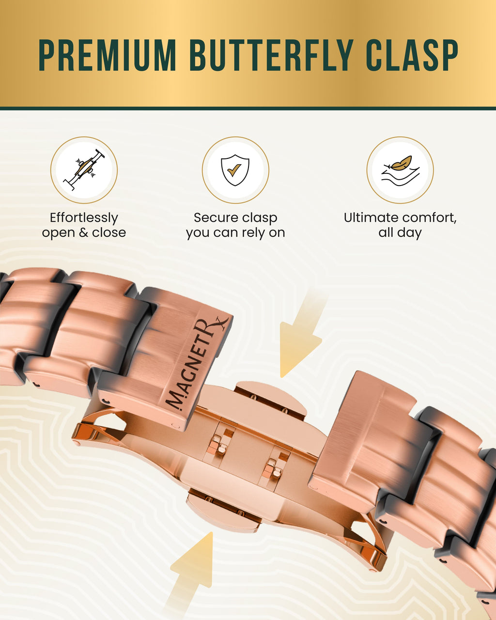 EllipseMAX Magnetic Copper Bracelet for Men
